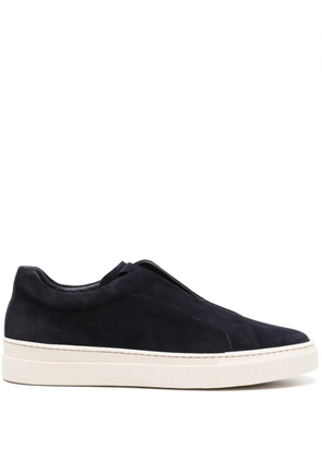 Scarosso Luca slip-on suede sneakers - Blue