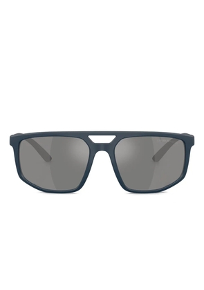 Emporio Armani oversize-frame sunglasses - Blue