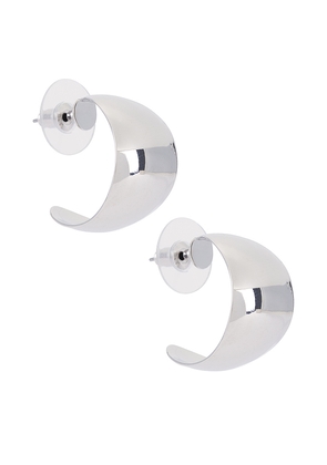 petit moments Melrose Hoops in Metallic Silver.