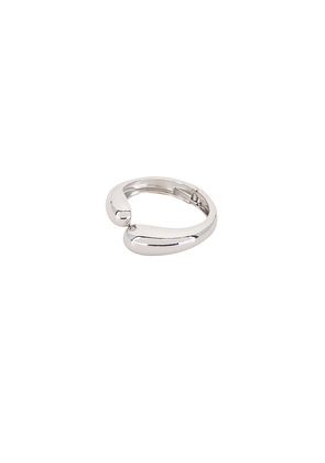 petit moments Livorno Cuff in Metallic Silver.