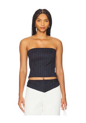 SEROYA Bridgette Bustier Top in Navy. Size M. Also in XXS.