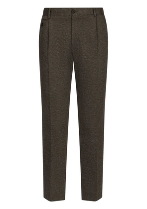 Dolce & Gabbana pressed-crease tailored trousers - Grey
