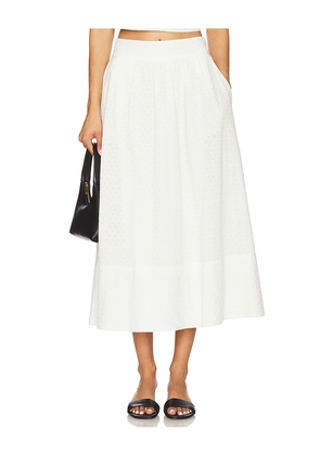 PAIGE Ojai Skirt in White. Size 0. Also in 2, 4, 6, 8.