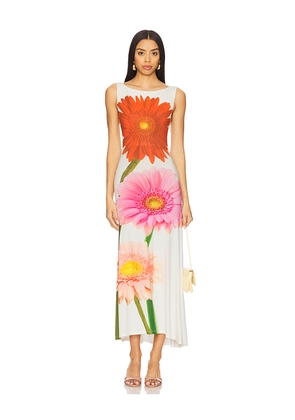 Tyler McGillivary Gerbera Dress in Ivory. Size M. Also in S, XS.