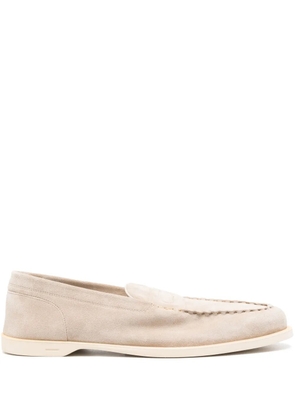 John Lobb Pace suede loafers - Neutrals