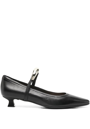 Marc Ellis 30mm strap detail pumps - Black