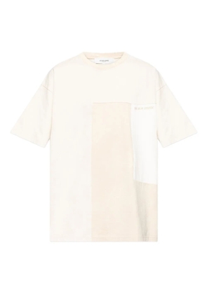 Golden Goose colour-block logo-detail T-shirt - Neutrals