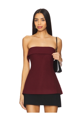 Rue Sophie Gerard Top in Wine. Size M. Also in XS.