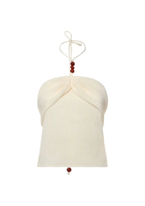 Magda Butrym halterneck top - Neutrals