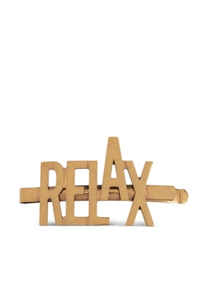Moschino Relax hair clip - Gold