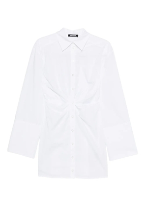 ROTATE BIRGER CHRISTENSEN knotted shirt dress - White
