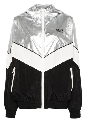 Golden Goose Letizia hooded windbreaker jacket - Silver