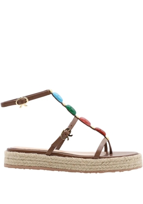 Gianvito Rossi Shanti Flatform sandals - Brown