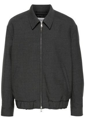 Lanvin zip-up wool jacket - Grey
