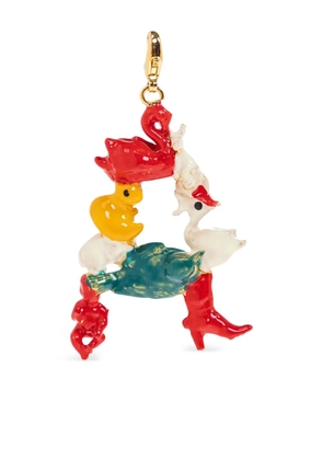 Marni enamel duck pendant - Red