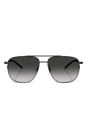 Moncler Eyewear Alumini pilot-frame sunglasses - Black