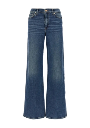 7 For All Mankind stonewashed wide-leg jeans - Blue