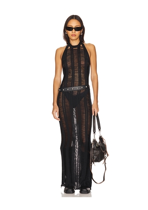 superdown Micayla Maxi Dress in Black. Size L. Also in S, XS.