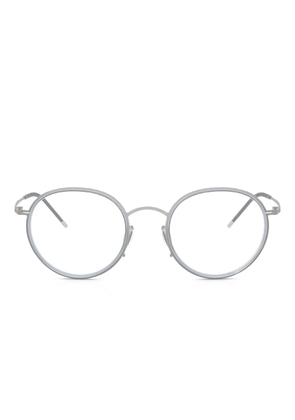 Giorgio Armani round-frame glasses - Silver