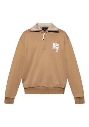 Lacoste zip-up sweatshirt - Brown