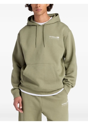 New Balance graphic linear fleece hoodie - Green