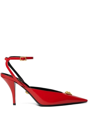 Versace 85mm La Medusa-head pumps - Red