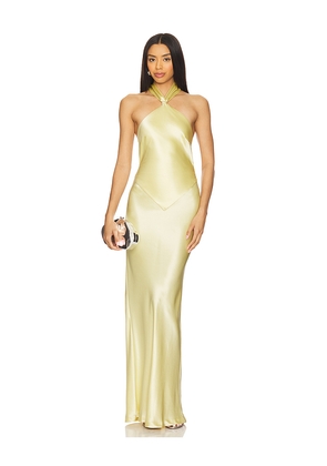 retrofete Ester Dress in Lemon. Size L. Also in M, S, XS.