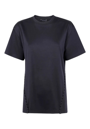 Mugler metallic-detail cotton T-shirt - Black