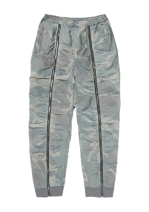 THUG CLUB zip-detail straight-leg trousers - Multicolour