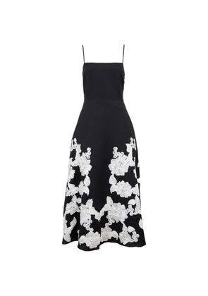 Simkhai Annabella floral midi dress - Black