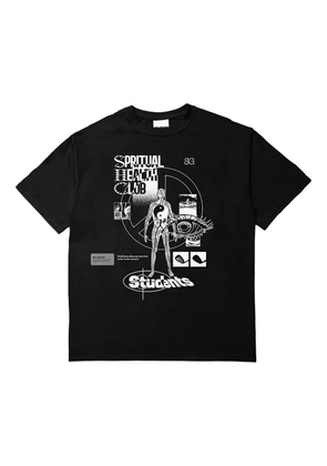 Students Golf Spiritual Health Club T-shirt - Black