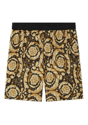 Versace Barocco jacquard track shorts - Black