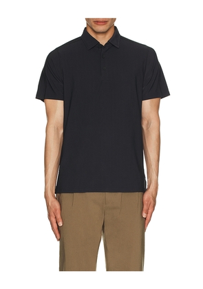 Rhone Regatta Pique Polo in Black. Size M. Also in S, XL/1X.