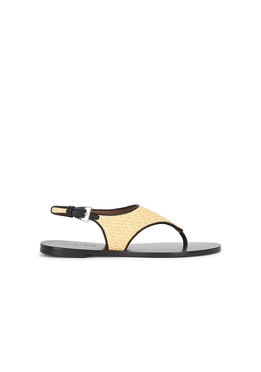 Paris Texas Amalfi Flat Sandal in Neutral. Size 36. Also in 39.