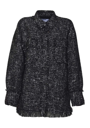 MSGM fringed shirt - Black