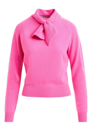 Essentiel Antwerp pussy-bow cashmere sweater - Pink