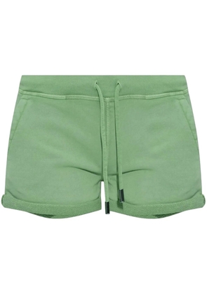 DSQUARED2 rolled-hem drawstring shorts - Green