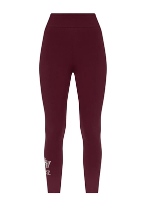 Ea7 Emporio Armani logo-print leggings - Red