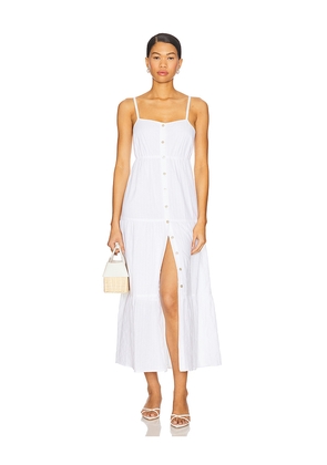 Sanctuary Picot Tiered Dress in White. Size L. Also in M, XL, XS.