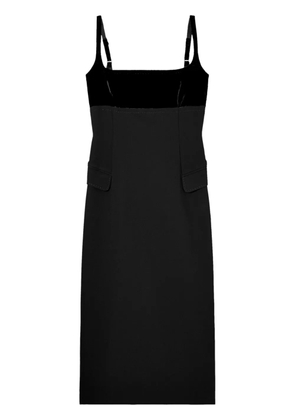 Tory Burch crepe slip midi dress - Black