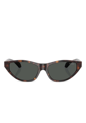Versace Eyewear Medusa-motif cat-eye sunglasses - Brown