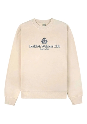 Sporty & Rich H&W Crest sweatshirt - Neutrals