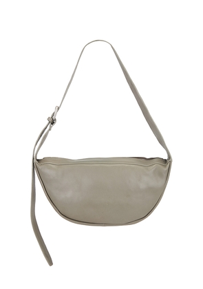 St. Agni Adjustable Crescent Bag in Grey.