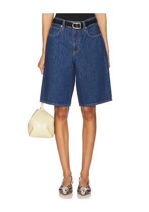 SLVRLAKE Baggy Short in Blue. Size 25. Also in 30, 32.