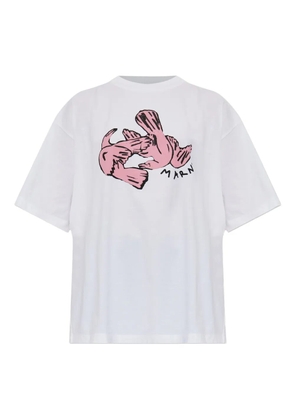 Marni printed T-shirt - White