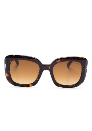 TOM FORD Eyewear Carla 02 sunglasses - Brown