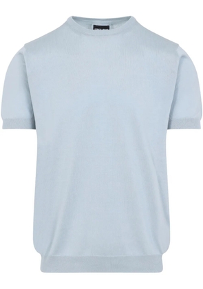 Giorgio Armani knitted T-shirt - Blue
