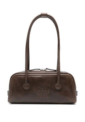 Marge Sherwood logo-embossed shoulder bag - Brown