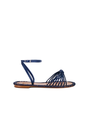 Schutz Livia Flat Sandal in Navy. Size 10. Also in 6, 6.5, 8.5.