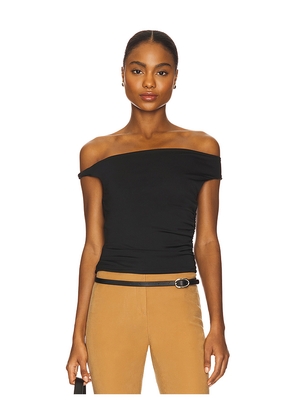 superdown Baylie Off Shoulder Top in Black. Size L. Also in M, S, XL, XS.